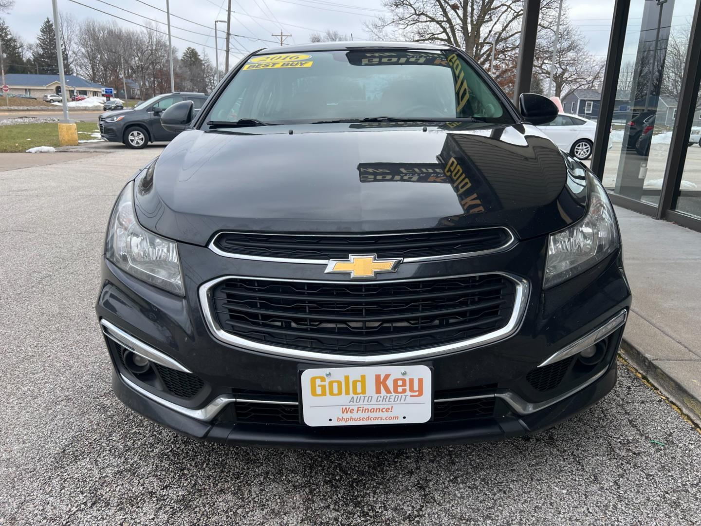 2014 Black Chevrolet Cruze LS Auto (1G1PA5SH5E7) with an 1.8L L4 DOHC 16V FFV engine, 6-Speed Automatic transmission, located at 1633 W Kimberly, Davenport, IA, 52806, (563) 323-5341, 41.559456, -90.598732 - Photo#1